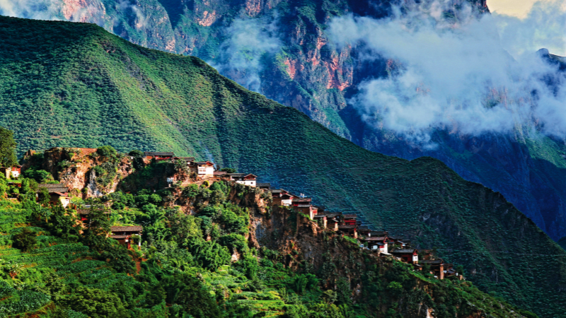 Baoshan Stone City in Lijiang City