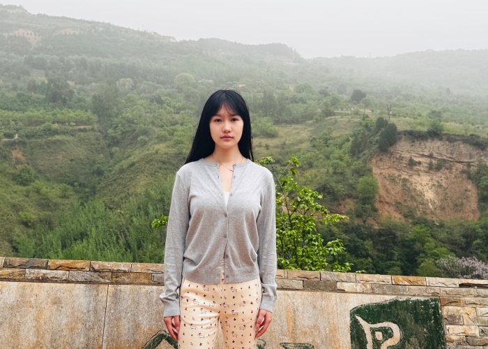 Erika at the mountain