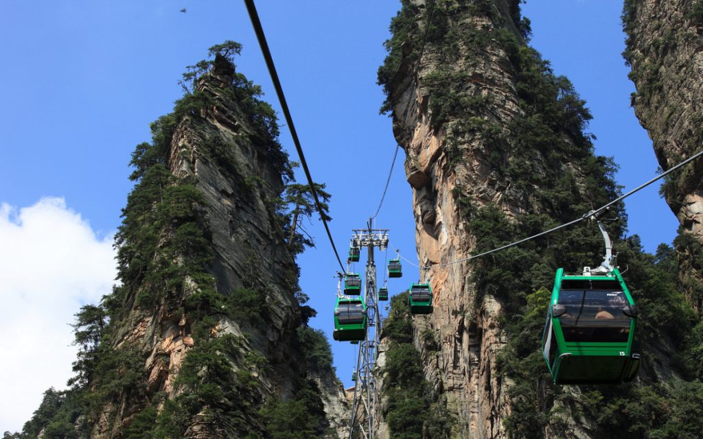 Huangshizhai Cable Car