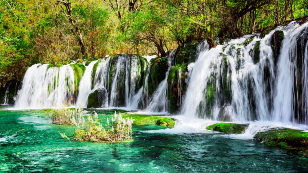 Jiuzhaigou Valley in Summer
