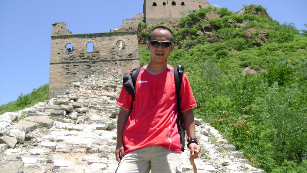 Leo at the Great Wall