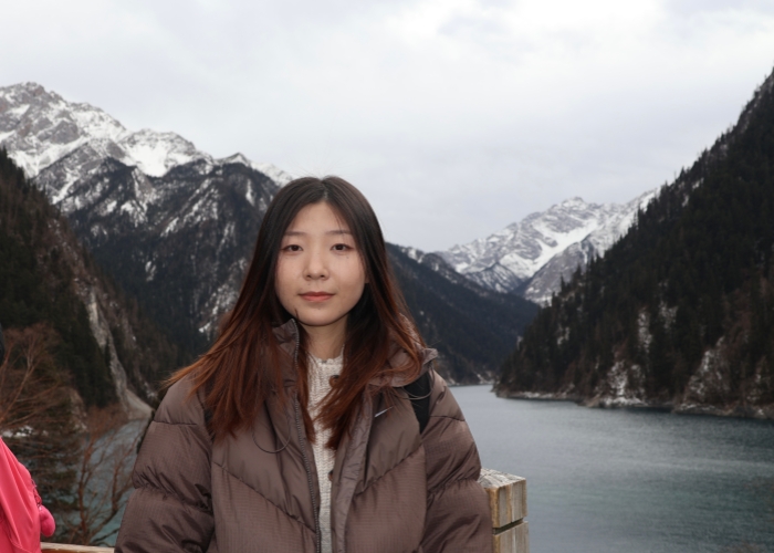 Mia at Jiuzhaigou