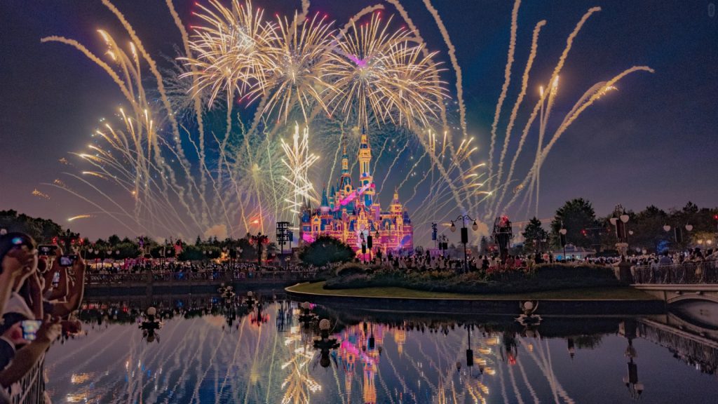 Nighttime Castle Show & Fireworks