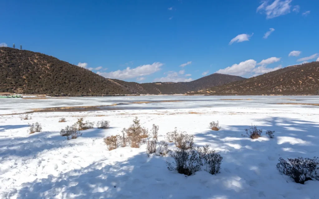 Potatso National Park in winter, Shangri-La