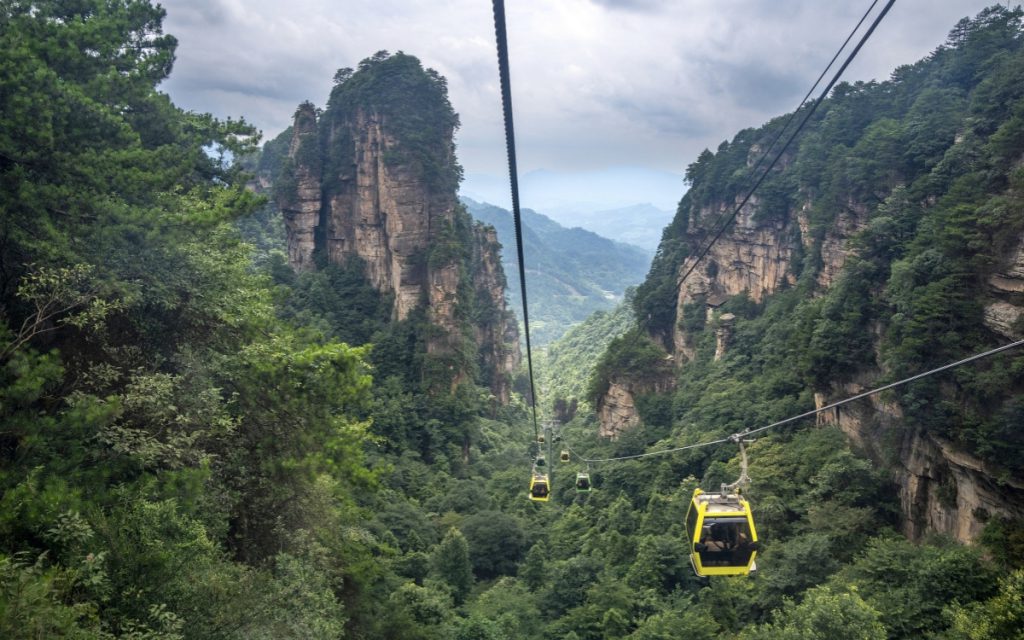 Yangjiajie Cable Car