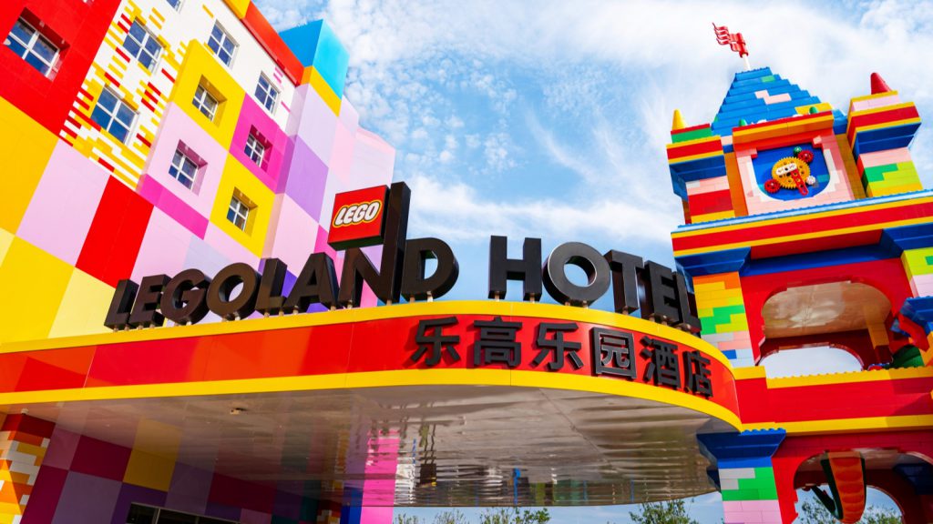 A themed accommodation at the Legoland Resort.