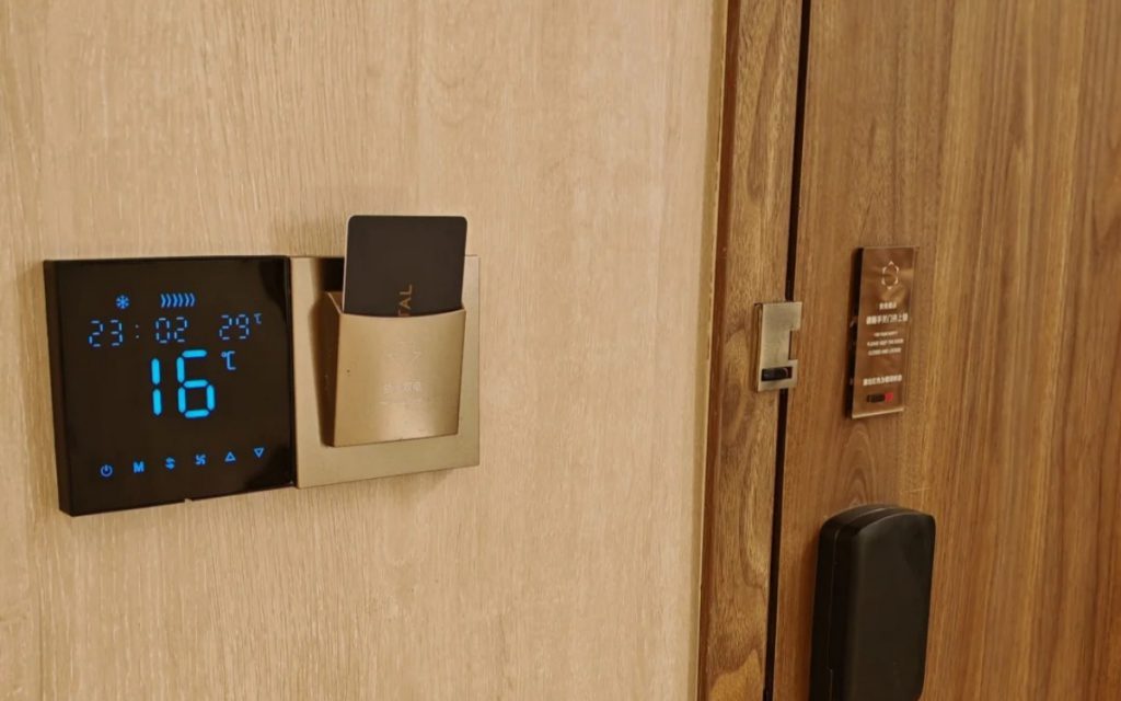 Hotel Room Air Conditioning Control Panel