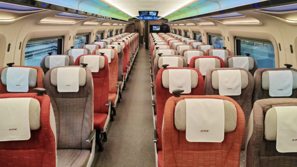 China High-Speed Rail Second Class Seats Explained