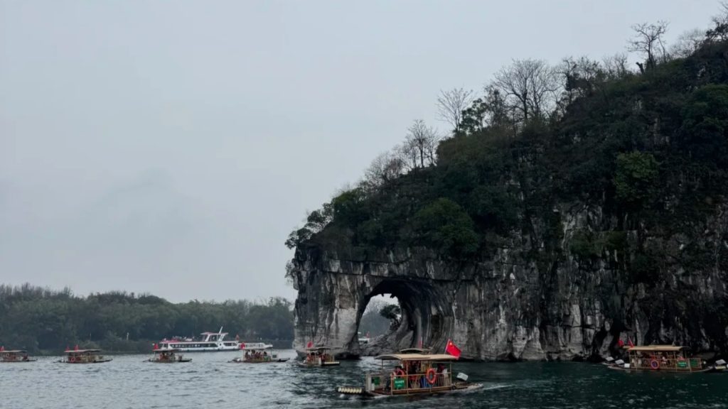 Guilin’s Elephant Trunk Hill in Winter