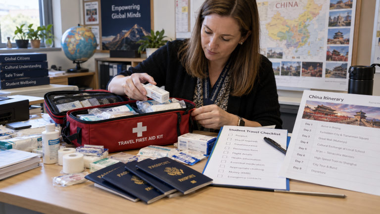 School Trip to China First Aid Kit Checklist