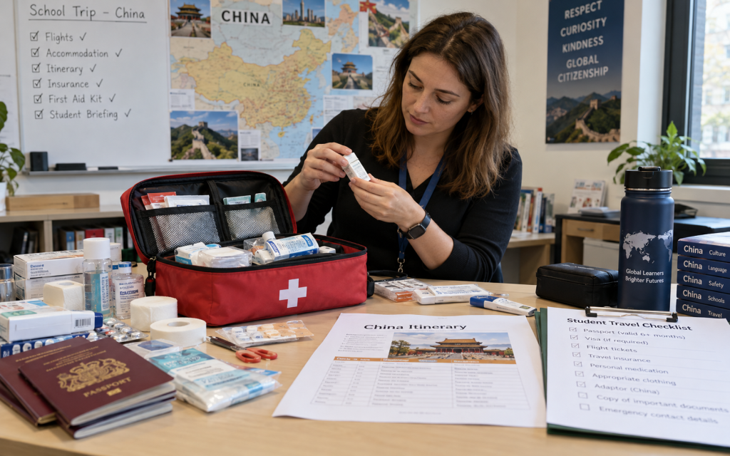 School Trip to China First Aid Kit Checklist